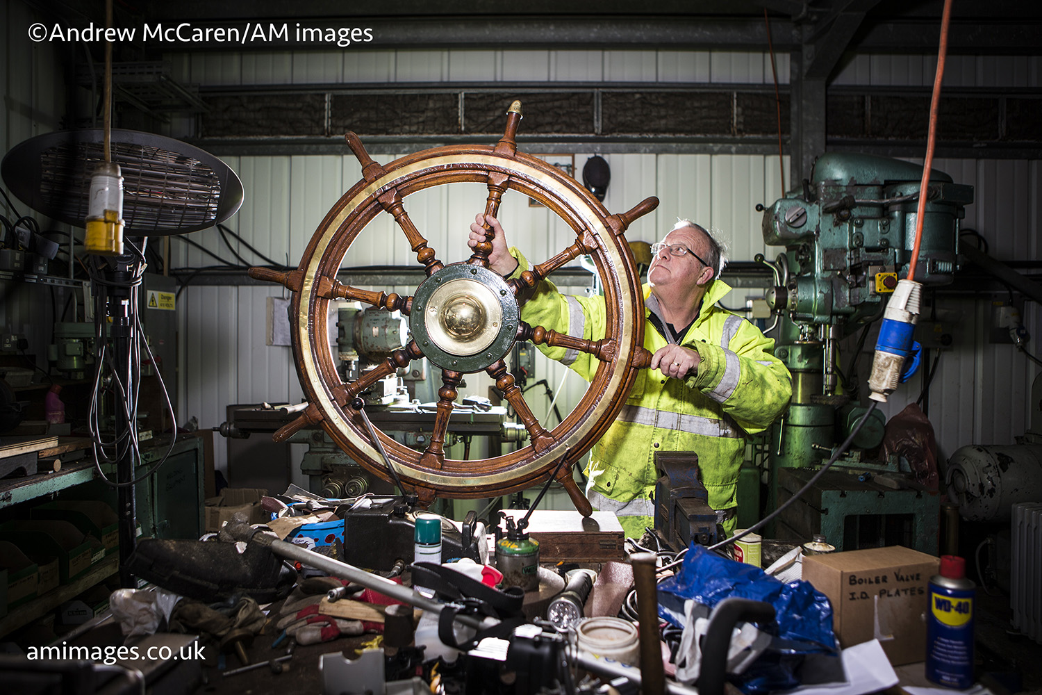 Work being done at our workshop at Sandon Dock