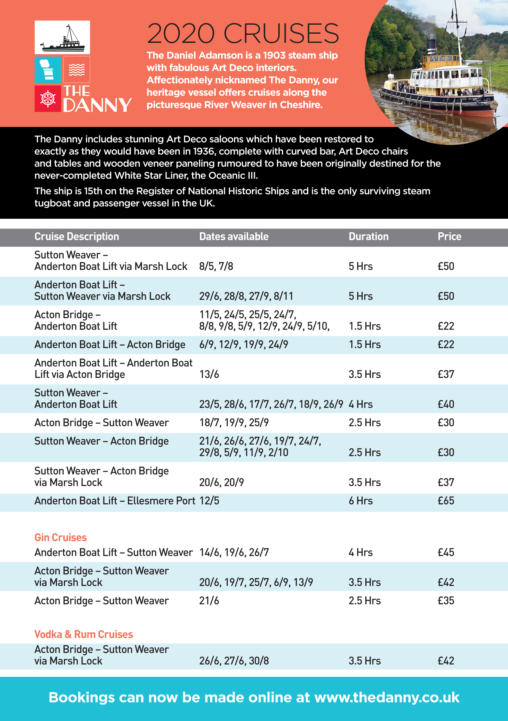 2020 Timetable is now launched