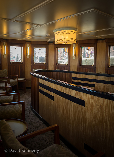 A luxury liner interior
